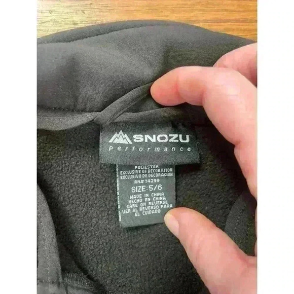 Snozu Boys Performance Winter Snow Jacket, sz 5/6 - Picture 4 of 7